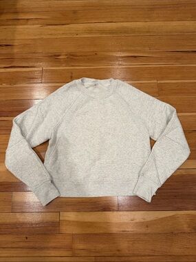 Danskin Light Heather Gray Crewneck Sweatshirt